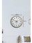 Zentime 40 cm Eskitme Vintage Duvar Saati 5