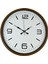 Zentime 36 cm Kahverengi Dekoratif Duvar Saati 2