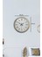 Zentime 40 cm Eskitme Vintage Duvar Saati 5