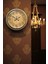 Zentime 40 cm Eskitme Vintage Duvar Saati 1