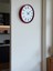 Zentime 36 cm Kırmızı Dekoratif Duvar Saati 4