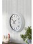 Zentime 40 cm Beyaz Klasik Duvar Saati 3
