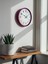 Zentime 36 cm Pembe Dekoratif Duvar Saati 3