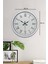 Zentime 40 cm Beyaz Klasik Duvar Saati 5