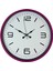 Zentime 36 cm Pembe Dekoratif Duvar Saati 2