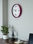 Zentime 36 cm Pembe Dekoratif Duvar Saati 4
