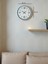 Zentime 36 cm Beyaz Dekoratif Duvar Saati 5