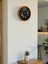 Zentime 36 cm Turuncu Dekoratif Duvar Saati 3