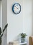 Zentime 36 cm Mavi Dekoratif Duvar Saati 3