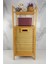 2 Organizer Raflı Ahşap Bambu Çek-Aç Kirli Sepeti 3
