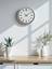 Zentime 36 cm Beyaz Dekoratif Duvar Saati 1