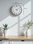 Zentime 36 cm Beyaz Dekoratif Duvar Saati 5