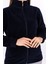 Unisex Kışlık Polar Hırka Lacivert Kışlık Fermuarlı 2