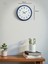Zentime 36 cm Lacivert Dekoratif Duvar Saati 5