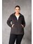 Gri Polar Hırka Unisex Kışlık Polar Hırka Mont 1