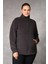 Gri Polar Hırka Unisex Kışlık Polar Hırka Mont 4