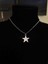 Akrilik Düz Yıldız Zincir Kolye Y2K 1