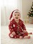 Yılbaşı Temalı Bebe Pijama Takımı ( 3 Parça Alt-Üst-Şapka Halimde Gönderilir) 9/12/18/24 Ay Seçeneği 2