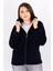 Unisex Kışlık Polar Hırka Lacivert Kışlık Fermuarlı 3