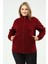 Unisex Kışlık Polar Hırka Bordo Fermuarlı Kışlık 1