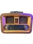 Buffer® Taşınabilir Klasik Am/fm/sw Retro Ev Radyo USB ile Şarj Olabilen Retro Radyo 1