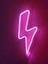Şimşek Neon LED Dekoratif Aydınlatma Pembee 3