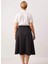 Kadın Düz Örme Midi Etek %93 Polyester %7 Elastan Fonksiyonel Dayanıklı Kaliteli Konforlu Şık 5