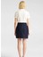 Kadın Yüksek Bel Büzgülü Mini Denim Etek %100 Pamuk Fonksiyonel Dayanıklı Kaliteli Estetik 5