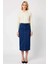 Kadın Midi Kalem Denim Etek Yüksek Bel Düz Kesim Fonksiyonel Dayanıklı Kaliteli Konforlu Şık 4