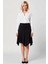 Kadın Asimetrik Midi Örme Etek %96 Polyester %4 Elastan Fonksiyonel Dayanıklı Kaliteli Şık 4