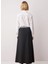 Kadın Maxi Etek Düz Desen Büzgülü Bel %100 Polyester Fonksiyonel Dayanıklı Kaliteli Modern 5