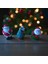 Yılbaşı Biblo Noel Baba 3 Lü Çuvallı Noel Baba Dekoratif Set 10 cm Özel Yılbaşı Hediyeleri 1