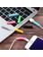 4'lü Apple, Android Şaj Kablosu Koruyucu Silikon Spiral Yay Aparat 1