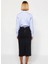 Kadın Midi Kalem Denim Etek Yüksek Bel Düz Kesim Fonksiyonel Dayanıklı Kaliteli Konforlu Şık 5
