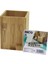 Küçük KARE=9X9CM Ahşap Bambu Kaşıklık Organizer (4887) 1
