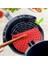 Renkli Isıya Dayanıklı Yıkanılabilir Silikon Fırın ve Airfryer Yuvarlak Pişirme Matı 20 cm 5