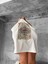 Erkek Ön ve Arka Baskılı Oversize Bisiklet Yaka T-Shirt - Beyaz 2