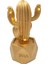 LED Işıklı Sevimli Kaktüs Dekoratif Masa Lambası Mini Biblo Gece Lambası-Gold (4940) 4
