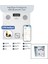 Beyaz Yağ Ölçer Akıllı Bluetooth Cam Baskül Pilli 180KG/50GR 26X26CM 8-Kişi Hafıza LCD Ekra 1