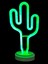 Neon Işıklı Kaktüs Masa Gece Lambası 1