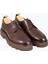 Erkek Bağcıklı Eva Taban Deri Ayakkabı Kahverengi 2