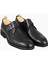 Erkek Klasik Ayakkabı Tokalı Deri Eva Taban Siyah 2