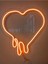 Kalp Neon LED Dekoratif Aydınlatma Turuncu 4