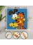 Sayılarla Boyama 20X20 Tuval Seti Fırça Boya Dahil Çıtaya Gerili - Garfield 1