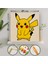 Sayılarla Boyama 20X20 Tuval Seti Fırça Boya Dahil Çıtaya Gerili - Pikachu 1