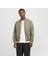 Jack&jones Blaleister Linen Blend Bomber Erkek Haki Klasik Yaka Ceket 1
