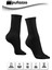 Uniseks Siyah Tenis Spor Çorap 6'lı Set - Doğal Pamuk, Dikişsiz, Havlu Taban Soket Çorap 3