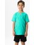 Kısa Kol Şile Bezi Bisiklet Yaka Yazlık Erkek Çocuk Tshirt Su Yeşili 3047 1