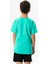 Kısa Kol Şile Bezi Bisiklet Yaka Yazlık Erkek Çocuk Tshirt Su Yeşili 3047 2