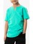Kısa Kol Şile Bezi Bisiklet Yaka Yazlık Erkek Çocuk Tshirt Su Yeşili 3047 3
